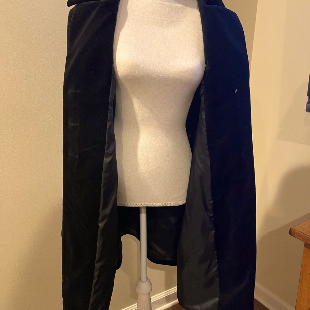 -♥️Alexander McQueen black wool coat, brand new with tags size 48/12 - Picture 14 of 16